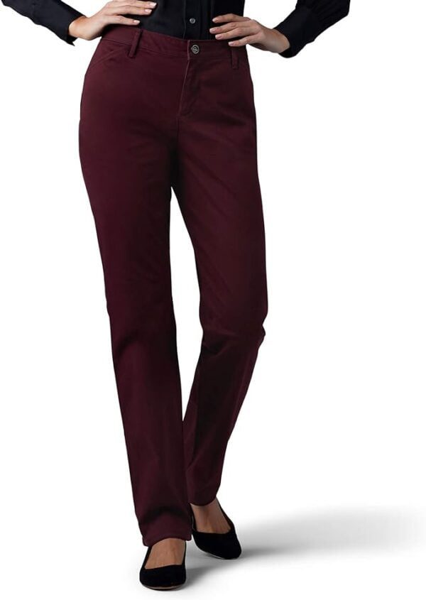 wrinkle free relaxed fit pant