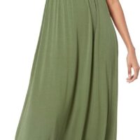 women's waist maxi dress