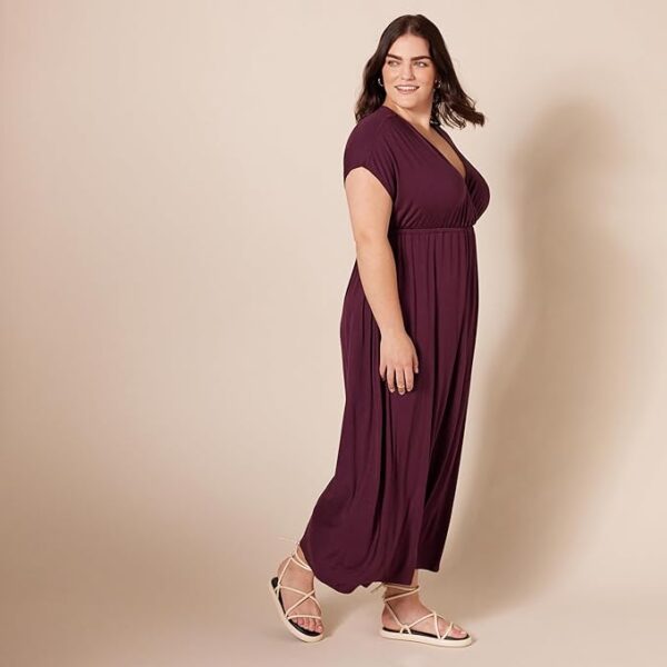 women's waist maxi dress