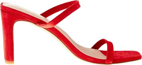 red high heel sandal