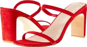 red high heel sandal