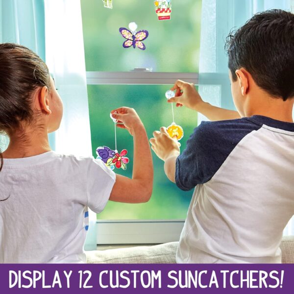 Fun staycation paint your own diy suncatchers Ages 6, 7