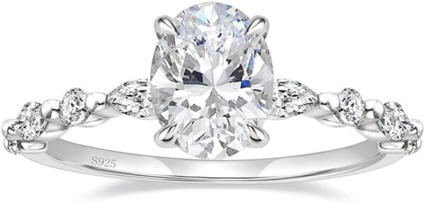 best 925 silver engagement rings