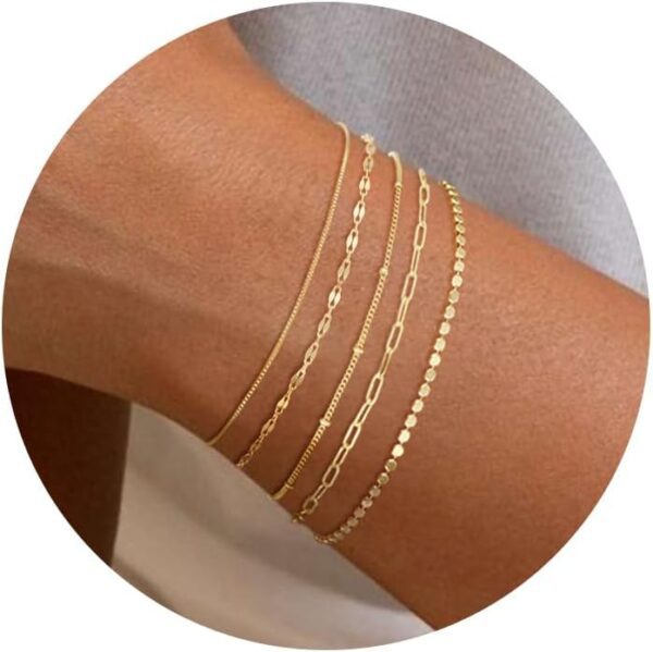 best gold bracelets for women 14K