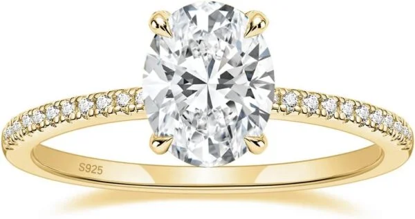 best 3CT 925 wedding promise rings