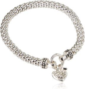 best 1 crystal heart bracelet