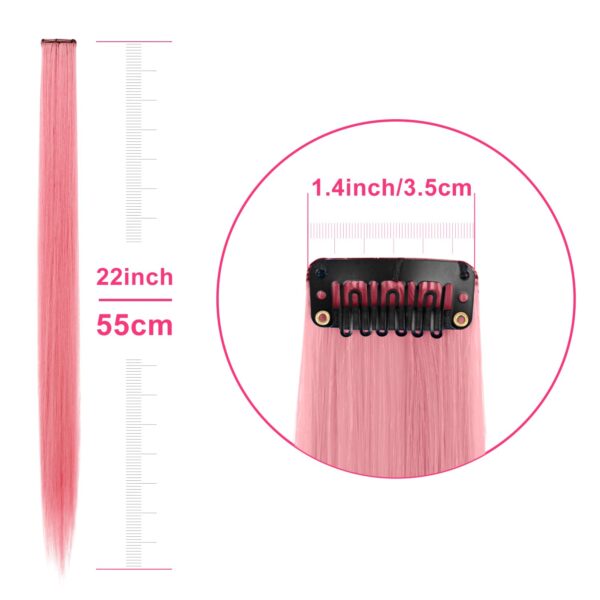 best 22 Pcs colored hair extensions