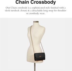 leather chain crossbody bag