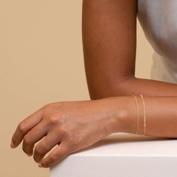 best gold bracelets for women 14K