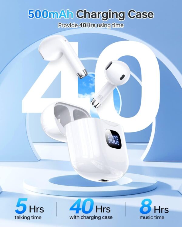 best earbuds bluetooth headphones 40Hrs