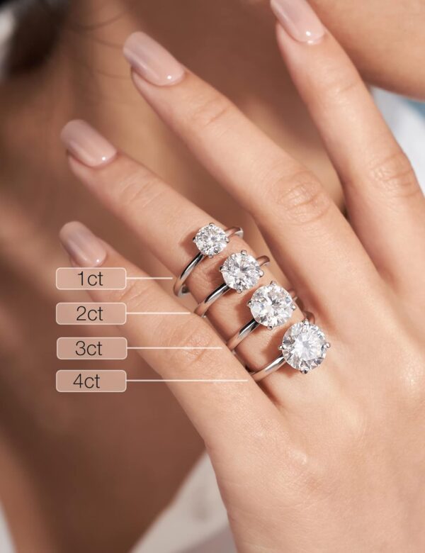 best women engagement rings 1CT D Color