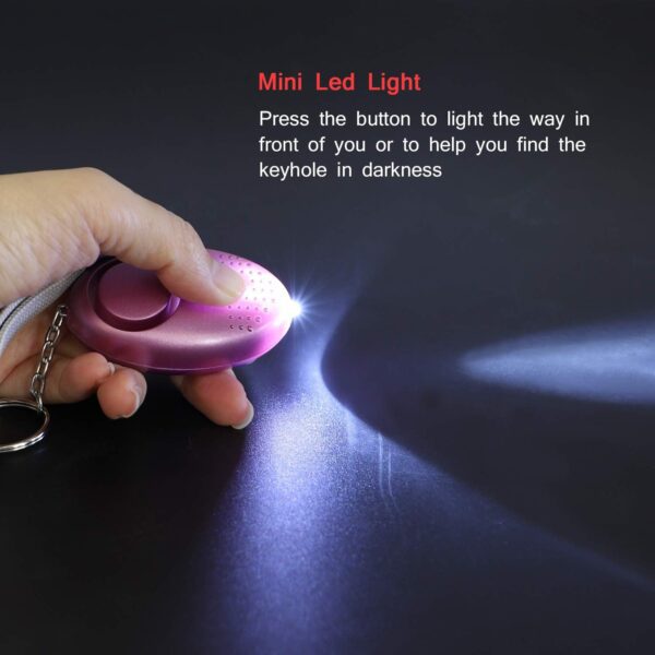 best 140DB self defense alarm keychain