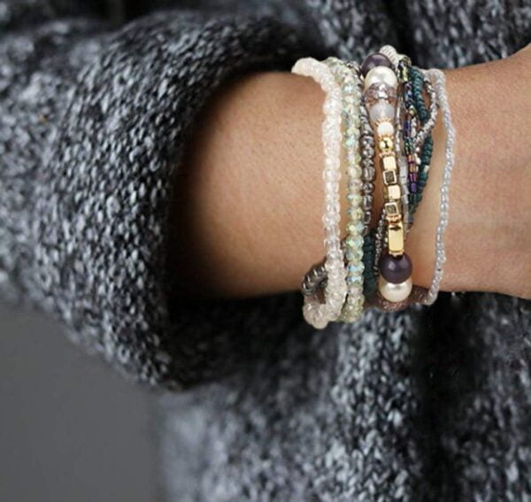 best 6 Sets bead bracelets for women