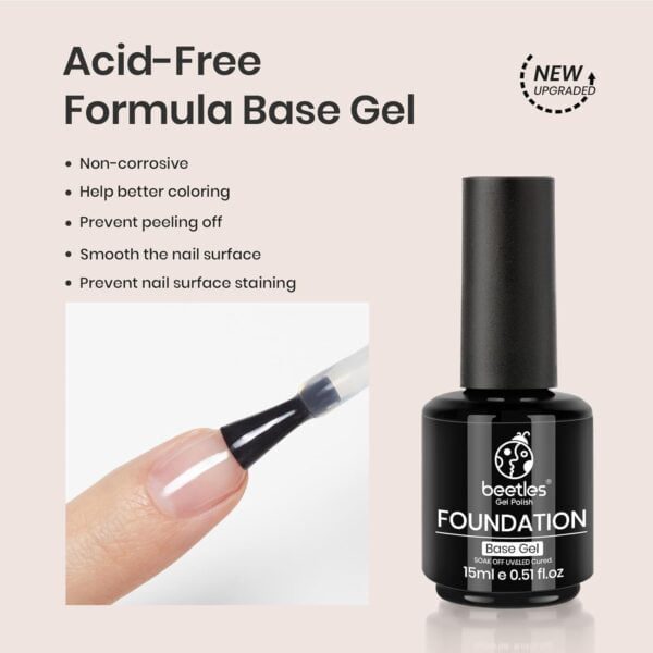 best 2 Pcs nail gel base for Women