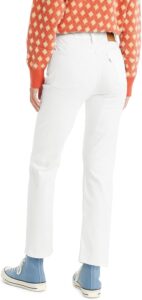 best white straight jeans 1 count