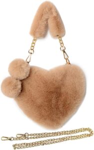 furry purse for girls 