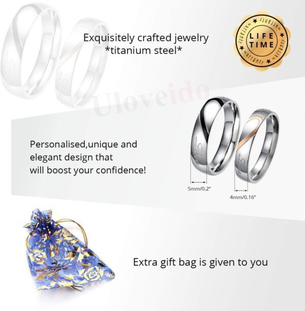 best stainless steel rings Y552