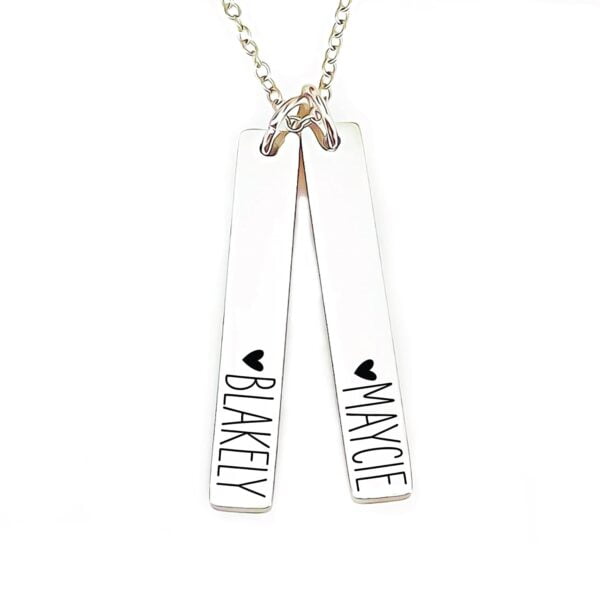 best 1 names heart necklace