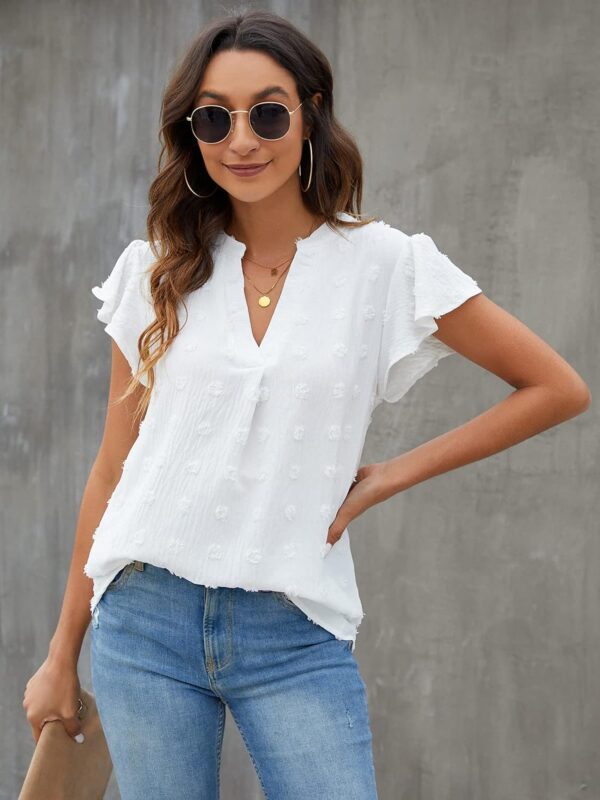 best white blouse shirts 1 pc