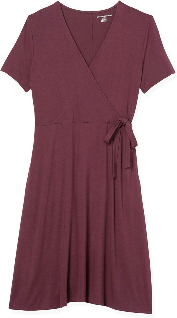 best 2024 short sleeve wrap dress