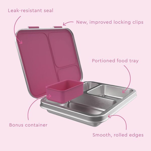 best stainless steel lunch box 2022 , 3 Compartments