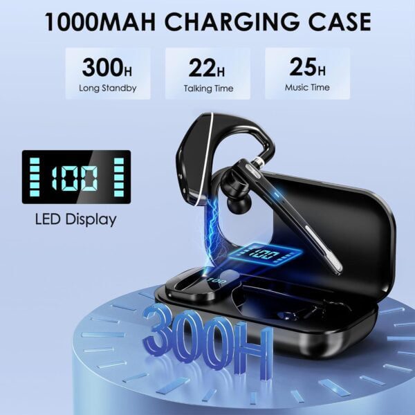 best wireless earpiece with 1000mAh