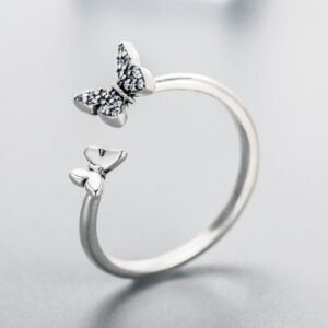 best butterfly white ring 1 count