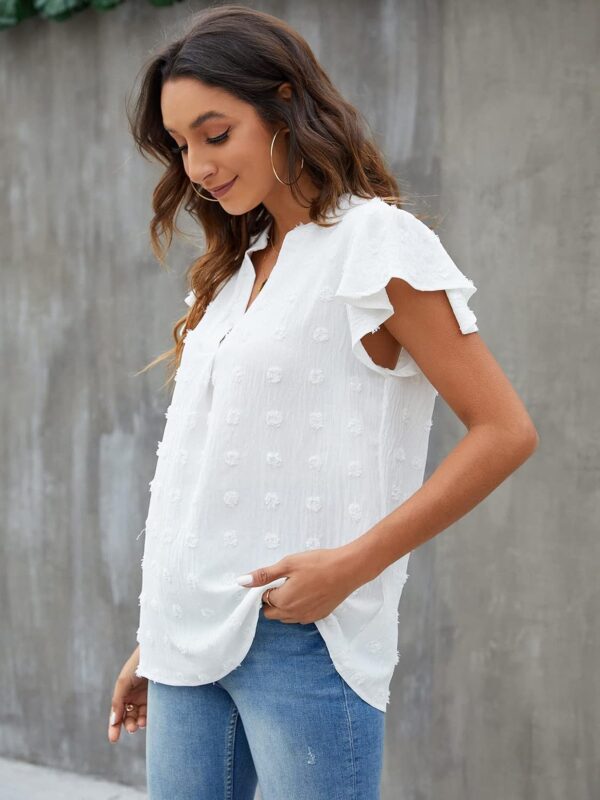 best white blouse shirts 1 pc