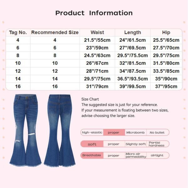 best bell bottom jeans 1 count