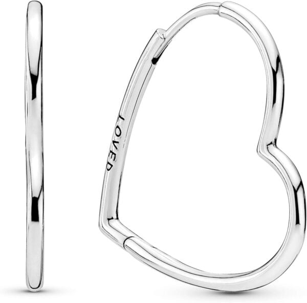 best heart hoop earrings 1 pair