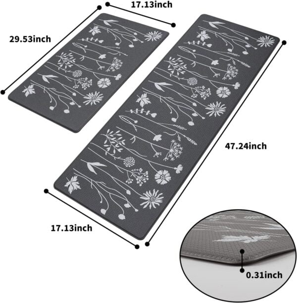 best 2 Pcs rug set for kitchen