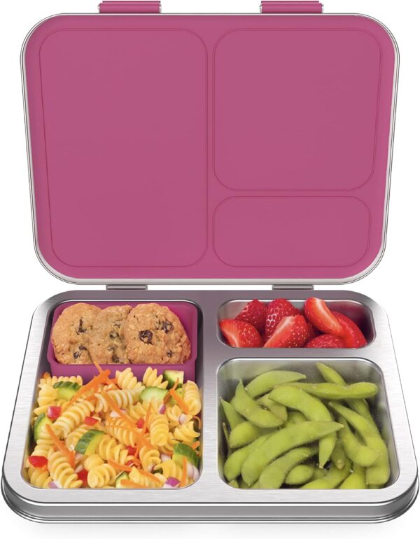 best stainless steel lunch box 2022 , 3 Compartments