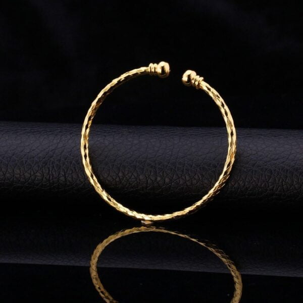 best U7 simple cuff bracelet 18K