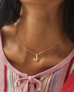 best letters a-z necklace for Women 14k Gold