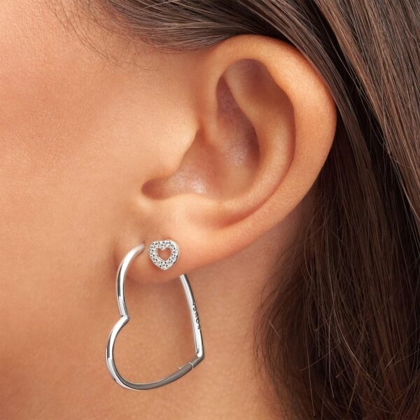 best heart hoop earrings 1 pair