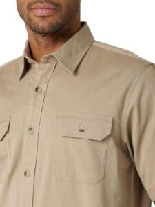 short sleeve woven shirt