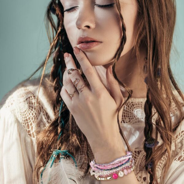 best 6 Sets bead bracelets for women