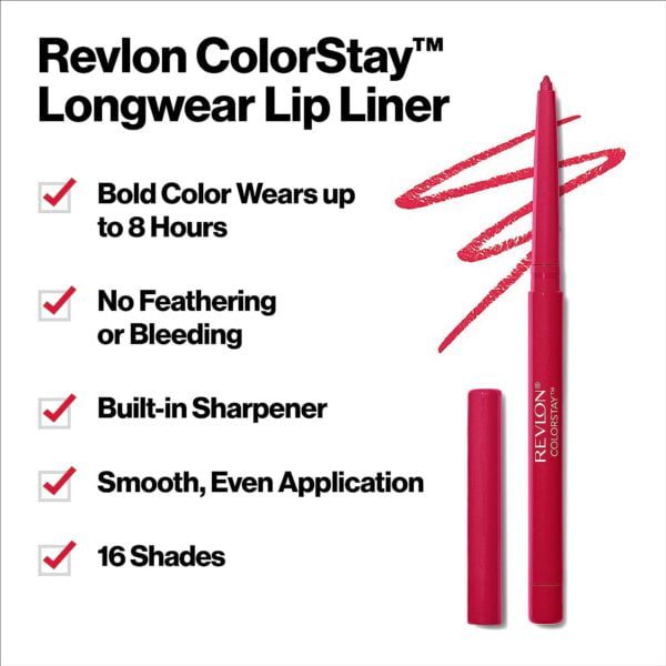 best lip pencil with sharpener 670 Wine, 0.01 oz