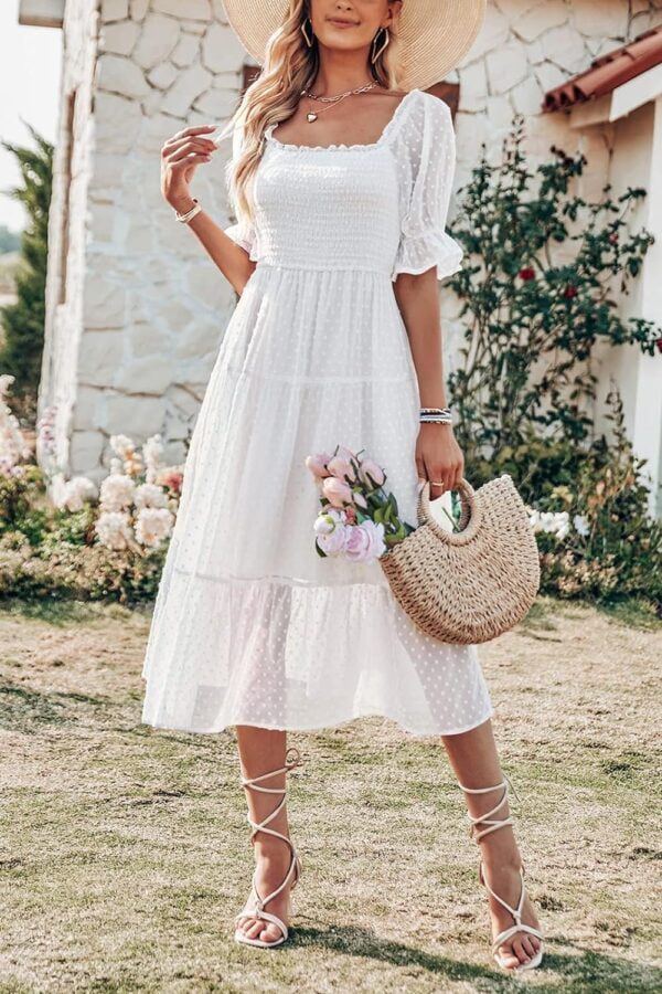 best 2024 summer puff sleeve dress