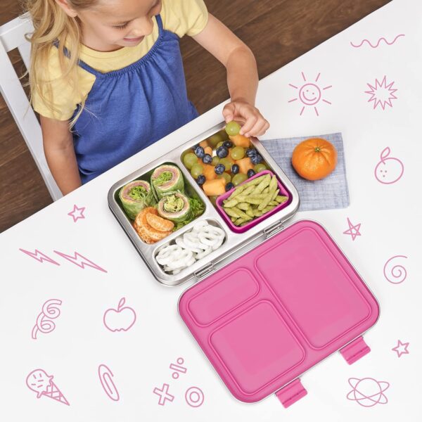 best stainless steel lunch box 2022 , 3 Compartments