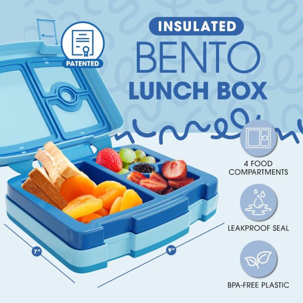 best lunch box with art 2 Compartment for Ice Packs