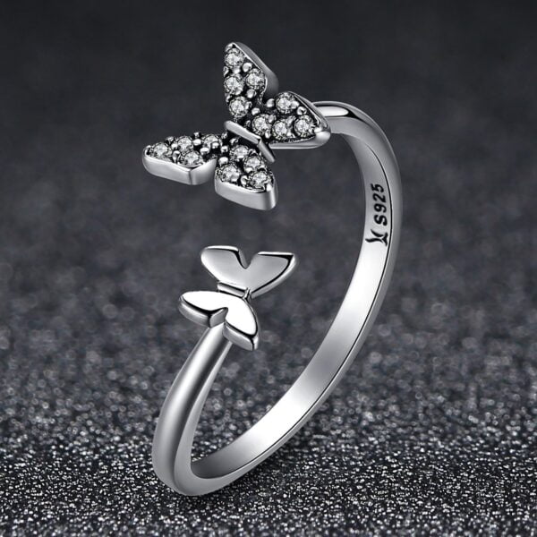 best butterfly white ring 1 count