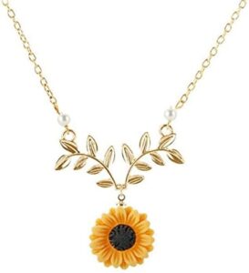 best 1 sunflower necklace